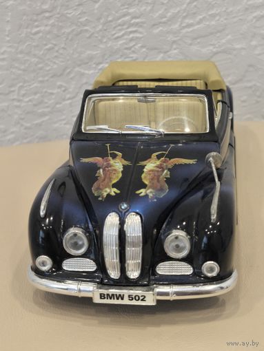Коллекционная модель автомобиля BMW 502 (1955) 1:18  в кузове кабриолет. С 1 рубля, Без мин.цены.