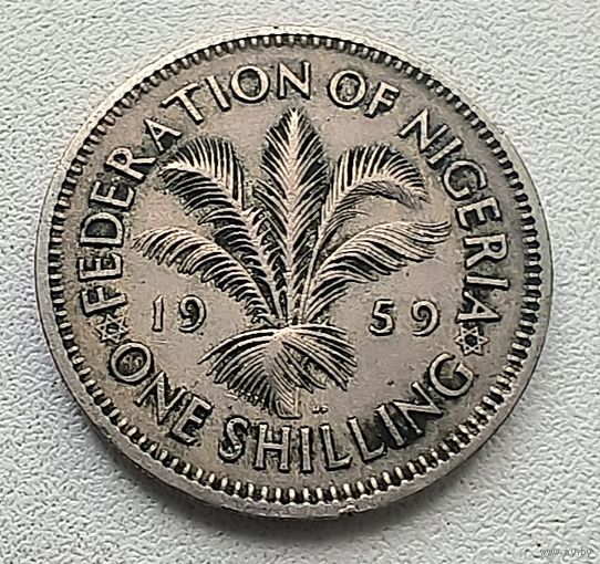 Нигерия 1 шиллинг 1959  2-2-30