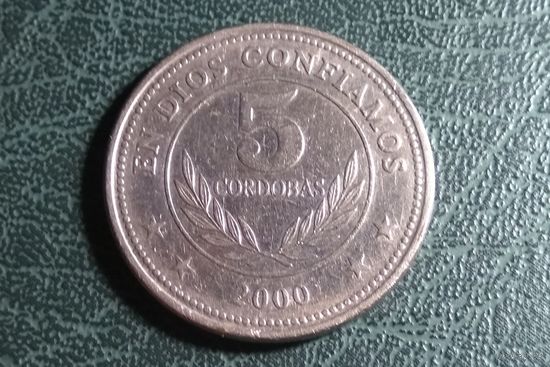 5 кордоба 2000. Никарагуа.