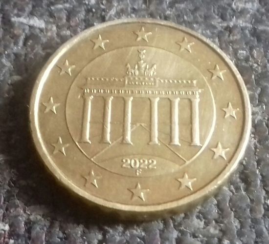 10 евроцентов, Германия 2022 F, AU