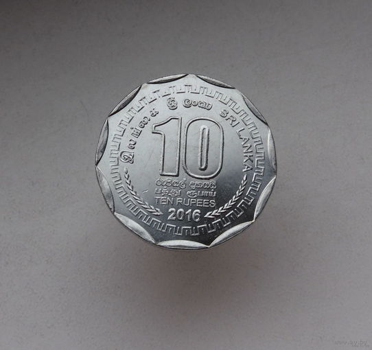 10 рупий 2016 Шри Ланка aUNC