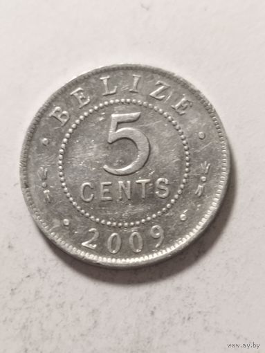 Белиз 5 центов 2009