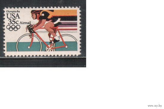 США-1983 (Мих.1663) ,  ** ,  Спорт, Велоспорт , Велосипеды