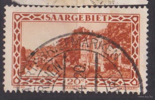 Саар Германия архитектура местные мотивы 1926 год    лот  9
