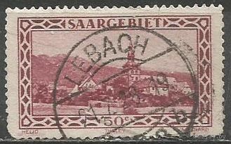 Германия(СААР). Аббатство Толи. 1926г. Mi#114.