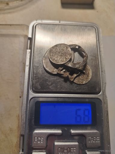 Серебро лом 6.8гр