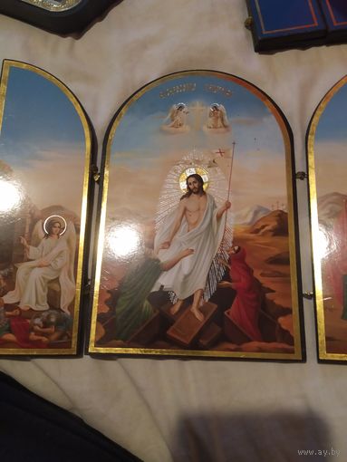 Складень Воскресенье Христово 3 створки 16/32