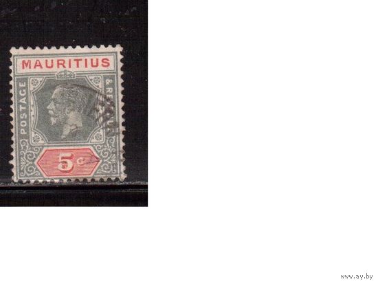 Маврикий-1921,(Мих.164) , гаш.  , Английские Колонии, Стандарт, ВЗ 5,(2)
