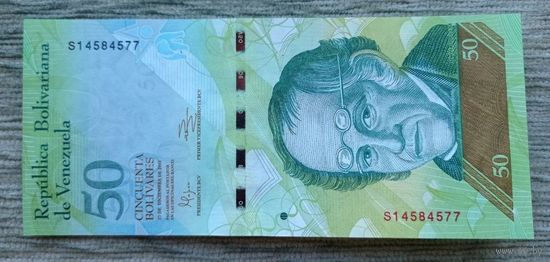 Werty71 Венесуэла 50 боливаров 2012  UNC банкнота