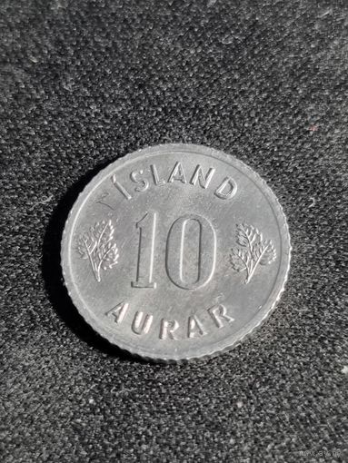 ИСЛАНДИЯ 10 эйре 1974  (UNC)