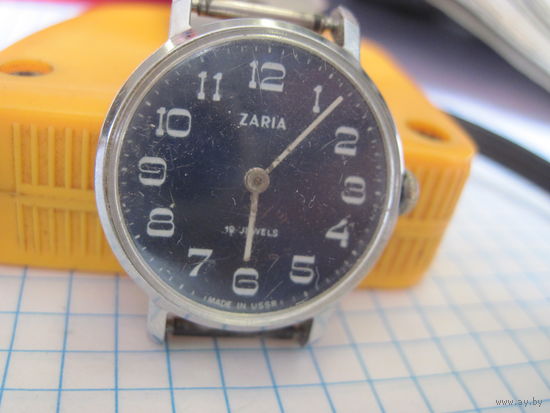 Часы Zaria экспортные 19 камней рабочие.