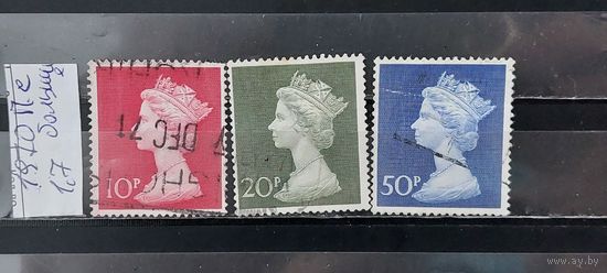 РАСПРОДАЖА. ВЕЛИКОБРИТАНИЯ 1970г. Полная серия. Гаш.