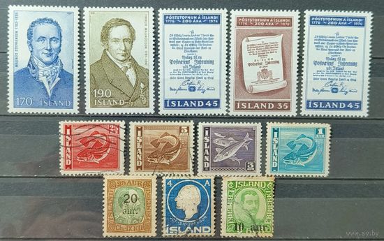 Исландия. Сборка марок