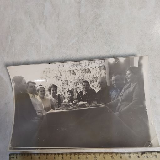 Фотография. История СССР в лицах. Застолье. 1969 год. Минск. Беларусь.