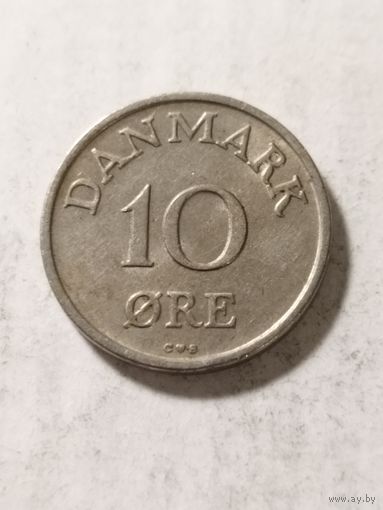 Дания 10 оре 1958