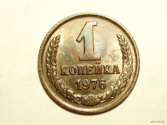 1 копейка 1976 UNC #X Супер!