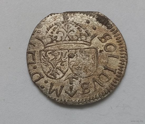 Солiд и Ваза! 1615 Сигизмунд III, Вильно. Без обращения, блеск!!!