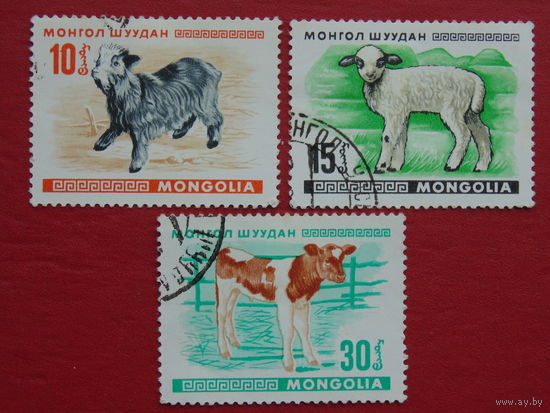Монголия 1968г. Фауна.
