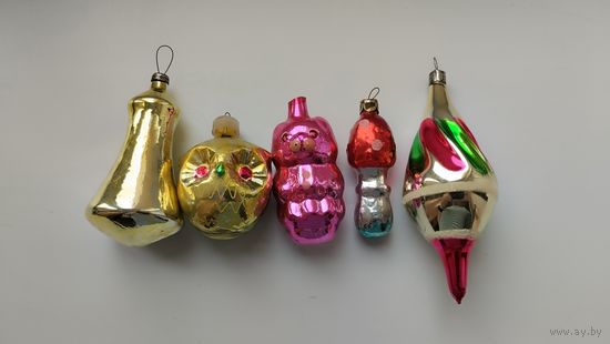 Ёлочные игрушки СССР Лот 3