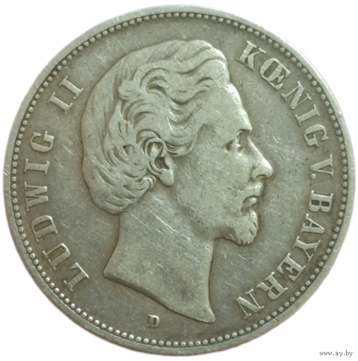 5 марок 1876 года Бавария
