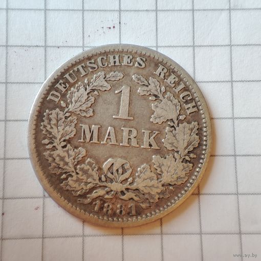 1 марка 1881 года