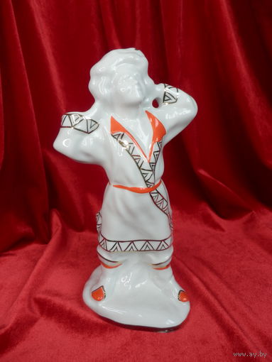 Статуэтка Юный башкир, клеймо Октябрьск, Целая