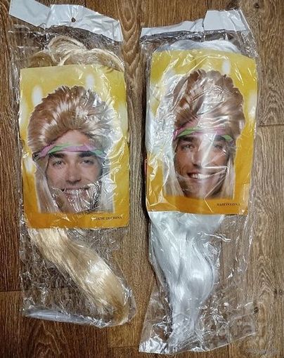 Парики - на сетке.