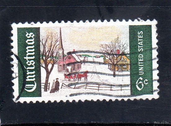 США. Ми-995.Зима воскресенье в Норвегии, Мэн.1969