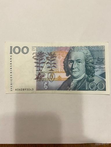 Швеция 100 крон образца 1986 года. -2301
