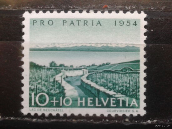 Швейцария, 1954, пейзаж**