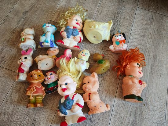 Резиновые советские игрушки