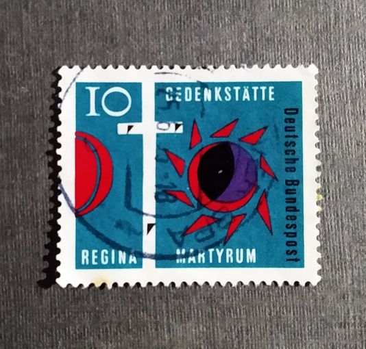 Марка Германия 1963 год Церковь Св.Регины