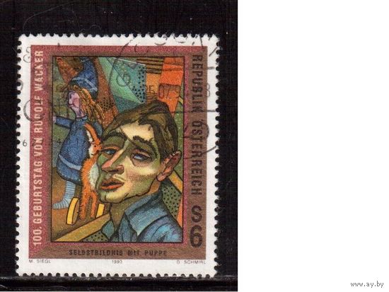 Австрия-1993,(Мих.2103) гаш., Искусство, Живопись,
