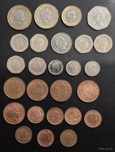 Великобритания, монеты