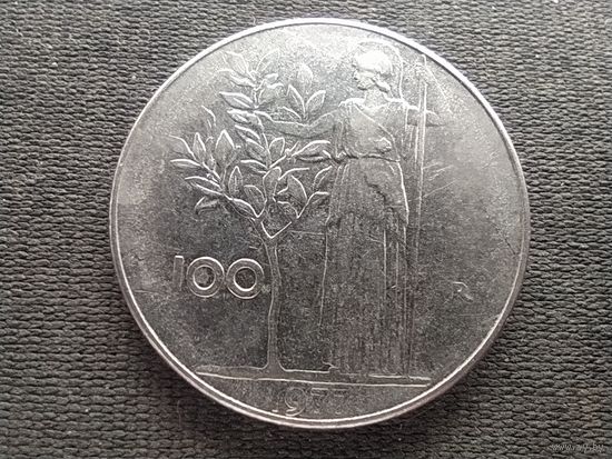 Италия, 100 лир 1977, KM# 96.1