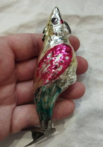 Ёлочная игрушка попугай