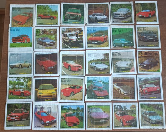 Вкладыши Bombibom 1-60 полная серия