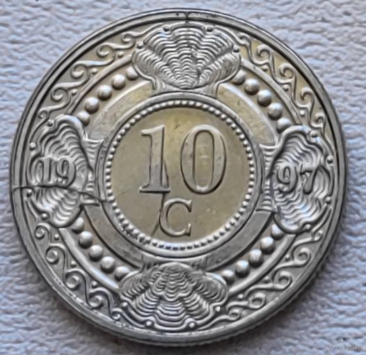 Антильские острова 10 центов 1997