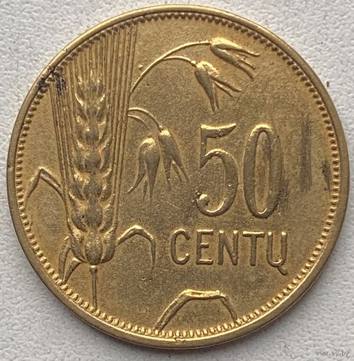 Литва 50 центов 1925 г.