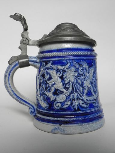 Пивная кружка Merkelbach & Wick Германия с надписью Burg Ehrenstein 21.02.1938