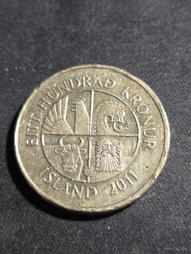 Исландия 100 крон 2011