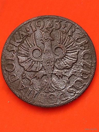 Польша II Республика (1919-1939) 2 гроша 1923 г.(3), без мц.