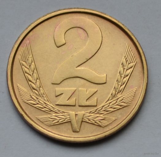 Польша, 2 злотых 1986 г.