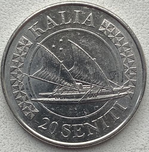 Тонга 20 сенити 2015 г.