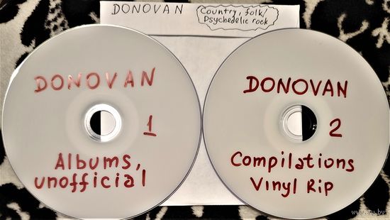 DVD MP3 дискография DONOVAN (Country/ Folk/ Psychedelic Rock) - 2 DVD