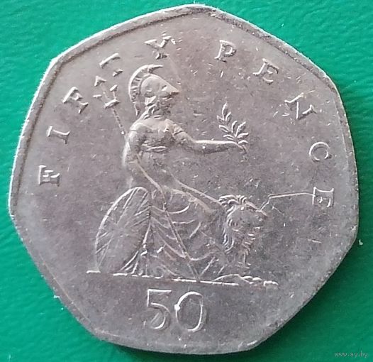 Великобритания 50 пенсов 1997