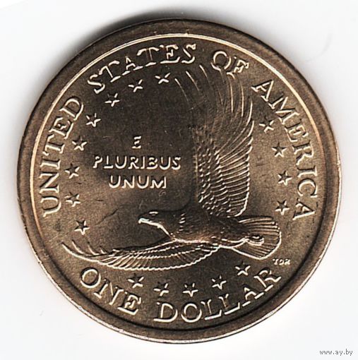 1 доллар США 2002 год Сакагавея Парящий орел двор D _состояние UNC
