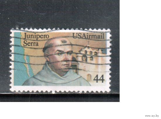 США-1985, (Мих.1764),  гаш., Личности, Религия,(одиночка)