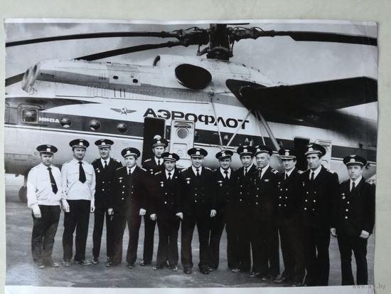 Фото авиация Аэрофлот вертолет Ми-6А, 1970-е гг.