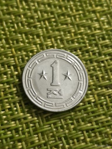 Северная Корея 1 чон, 1959 г (  Две звезды , редко встречаются )